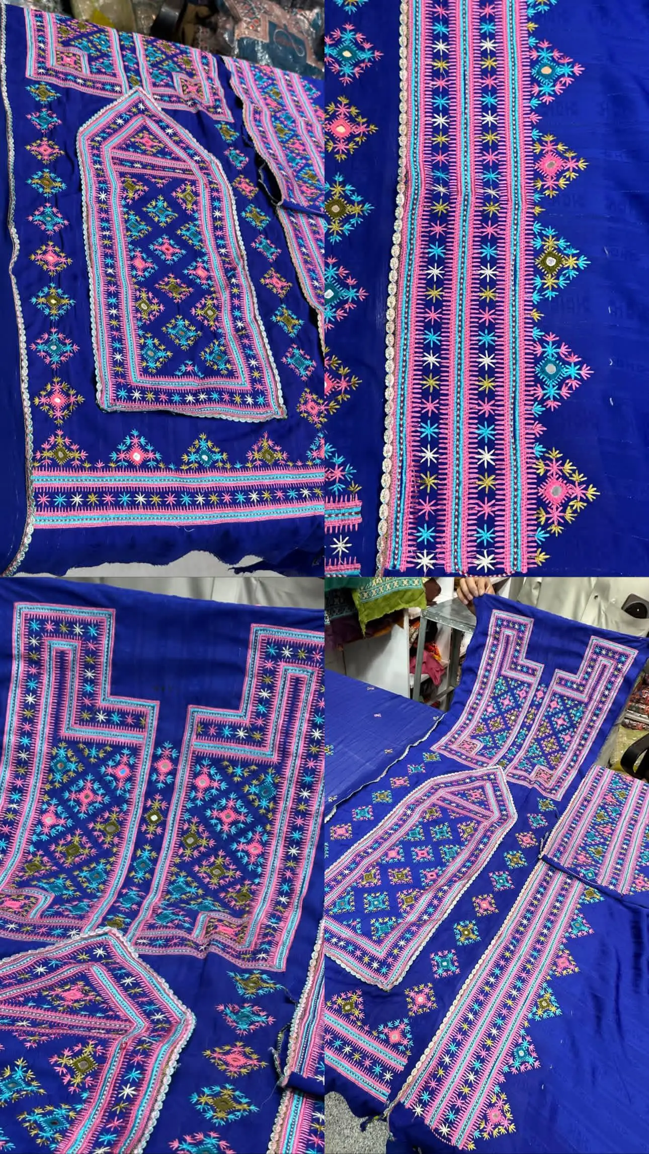 لباس پیلواری اینه دستی